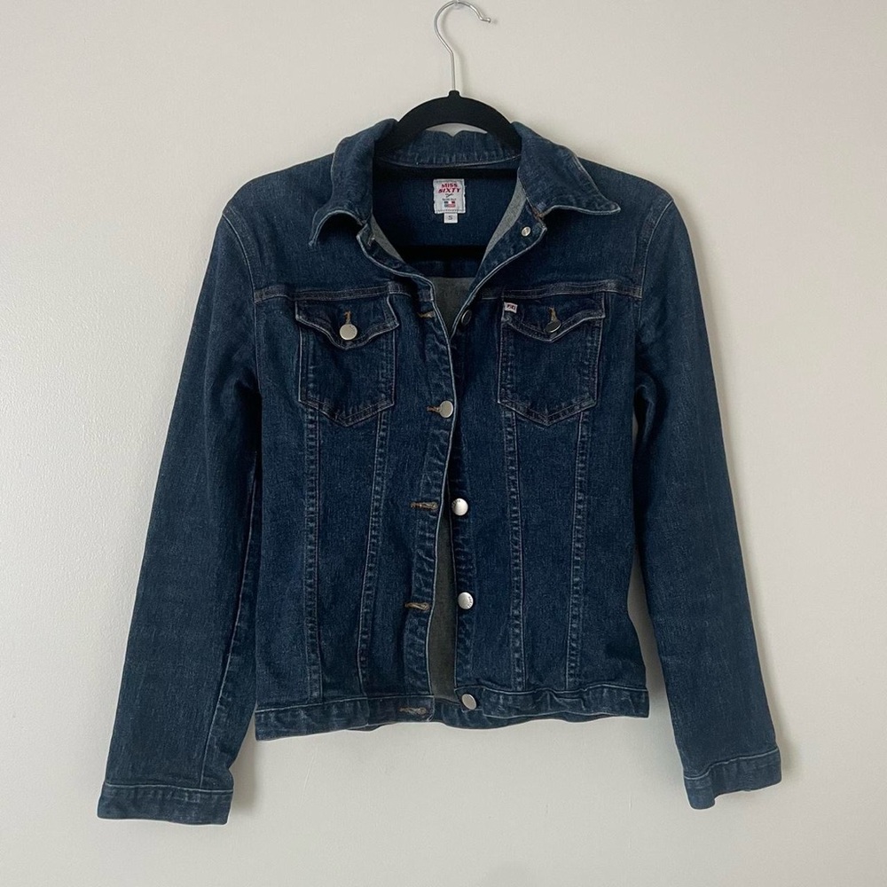 [SOLD] VINTAGE Y2K MISS SIXTY DENIM JACKET 🖤 SMALL 🖤 DESIGNED IN ITALY